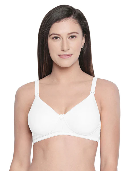 [Body Care-Bra Padded-6590-Size: 34,Cup: C,Color: White] Body Care-Bra Padded-6590 (34, C, White)