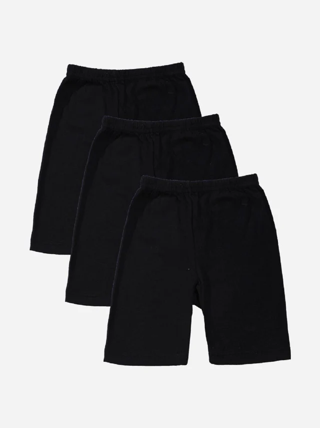 [Body Care-Girls Shorty-KIA73 (3 Piece Pack)-Size: 60,Color: Black] Body Care-Girls Shorty-KIA73 (3 Piece Pack) (60, Black)