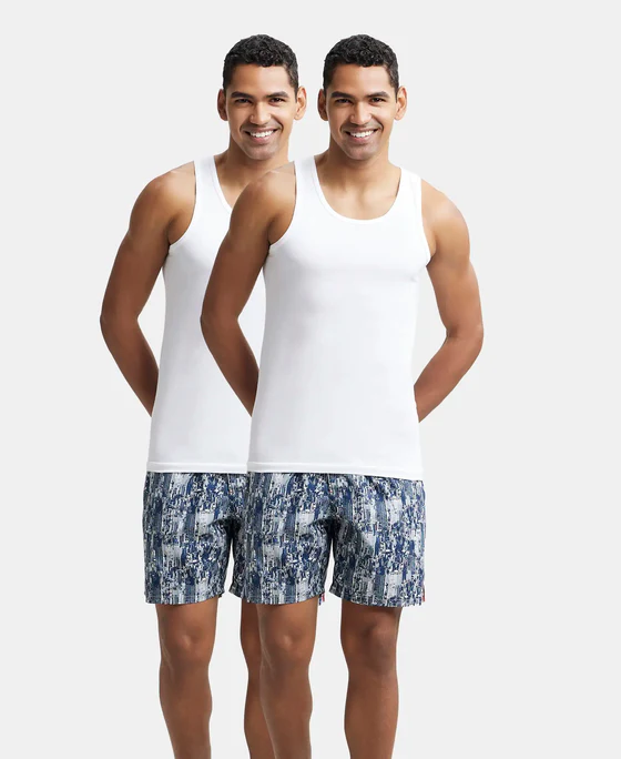 [Jockey-Vest-8820 2 Piece Pack-Size: S,Color: White] Jockey-Vest-8820 (2 Piece Pack) (S)