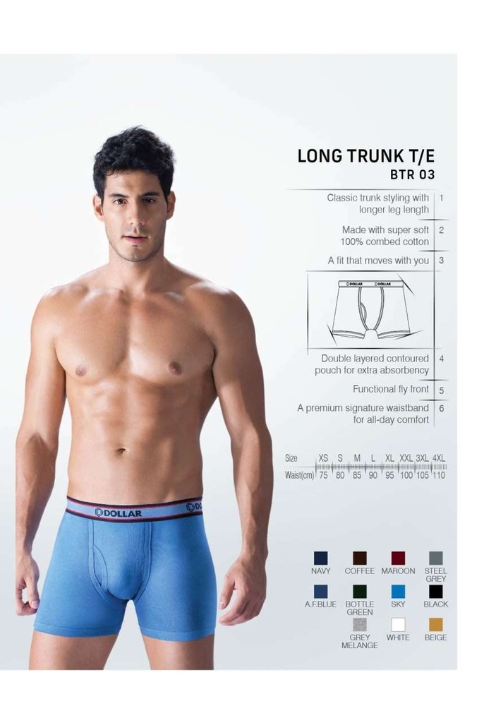 Dollar-Long Trunk-BTR03 (2 Piece Pack) (95)