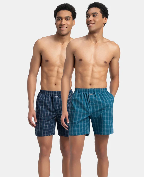 [Jockey-Boxer-1223-Size: M,Color: Assorted] Jockey-Boxer-1223 (M)