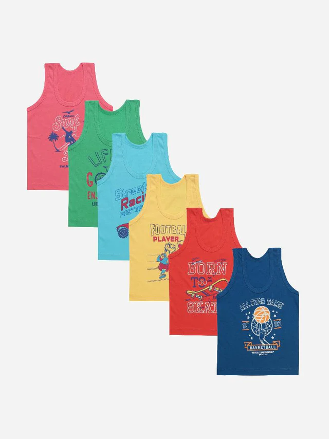 [Body Care-Boys Vest-KIA1240 PK-Size: 65,Color: Assorted] Body Care-Boys Vest-KIA1240 PK (65)