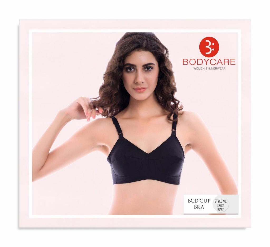 [Body Care-Bra-SweetheartCS-Size: 34,Cup: B,Color: White] Body Care-Bra-SweetheartCS (34, B)