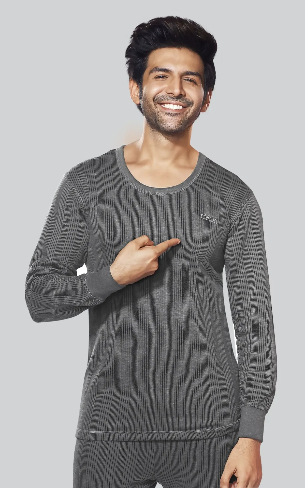 [Lux-Thermal Upper-Inferno-Size: 95,Color: Charcoal Mel] Lux-Thermal Upper-Inferno (95)