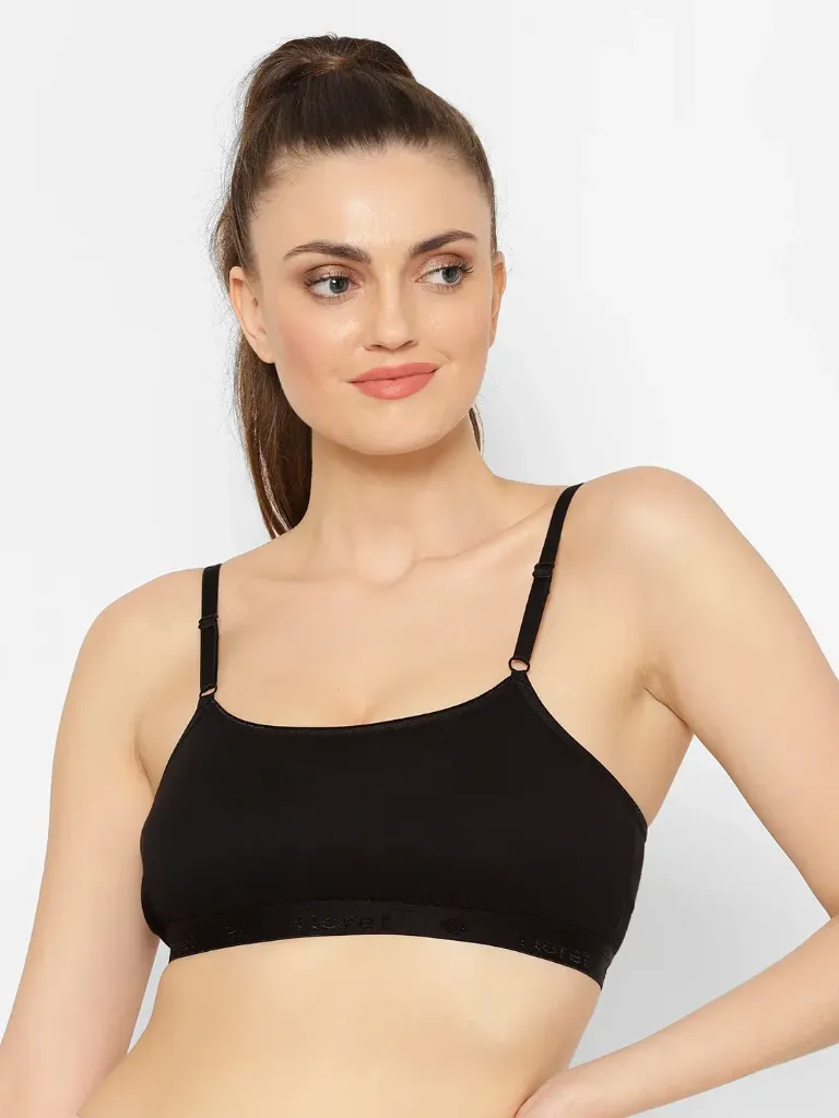 [Floret-Bra Sports-1492-Size: 32,Cup: B,Color: Black] Floret-Bra Sports-1492 (32, Black)