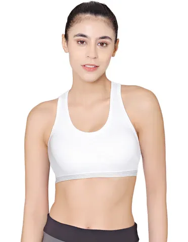 [Body Care-Bra Sports-1616-Size: L,Color: White] Body Care-Bra Sports-1616 (L, White)