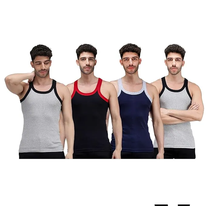 Amul-Comfy-GymVest (95, Black)