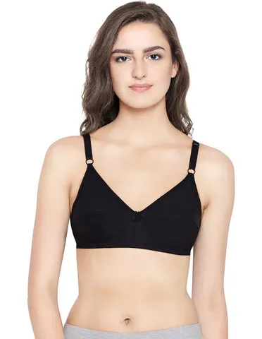 [Body Care-Bra-6578-Size: 32,Cup: C,Color: Black] Body Care-Bra-6578 (32, C, Black)
