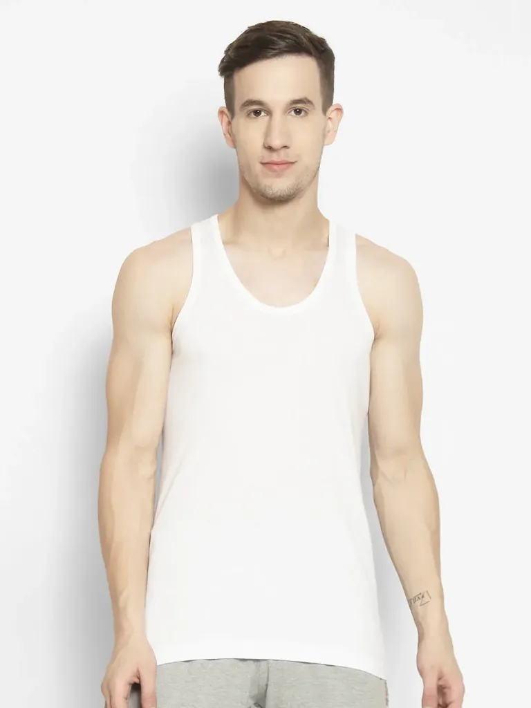 [Neva-Vest-KL51-2 Piece pack-Size: 95,Color: White] Neva-Vest-KL51 (2 Piece pack) (95)