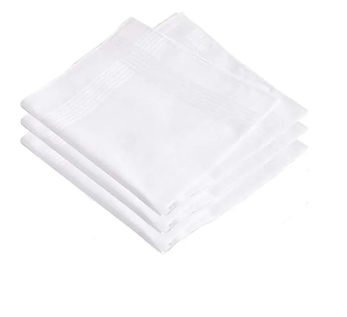 [Neva-Handkerchief-H11-Pack of 3-Size: FS,Color: White] Neva-Handkerchief-H11-Pack of 3