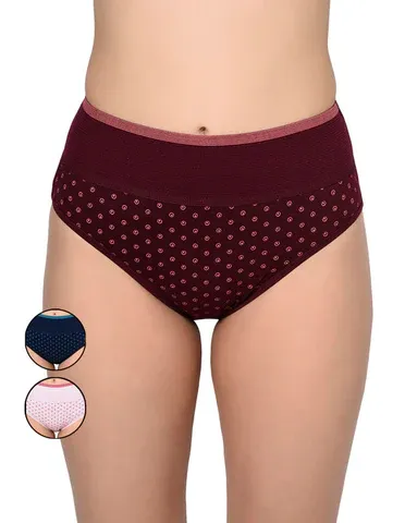 [Body Care-Panty-2925- Pack of 3-Size: S,Color: Assorted] Body Care-Panty-2925 (Pack of 3) (S)