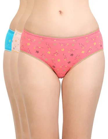[Body Care-Panty-300D Pack of 3-Size: S,Color: Assorted] Body Care-Panty-300D (Pack of 3) (S)