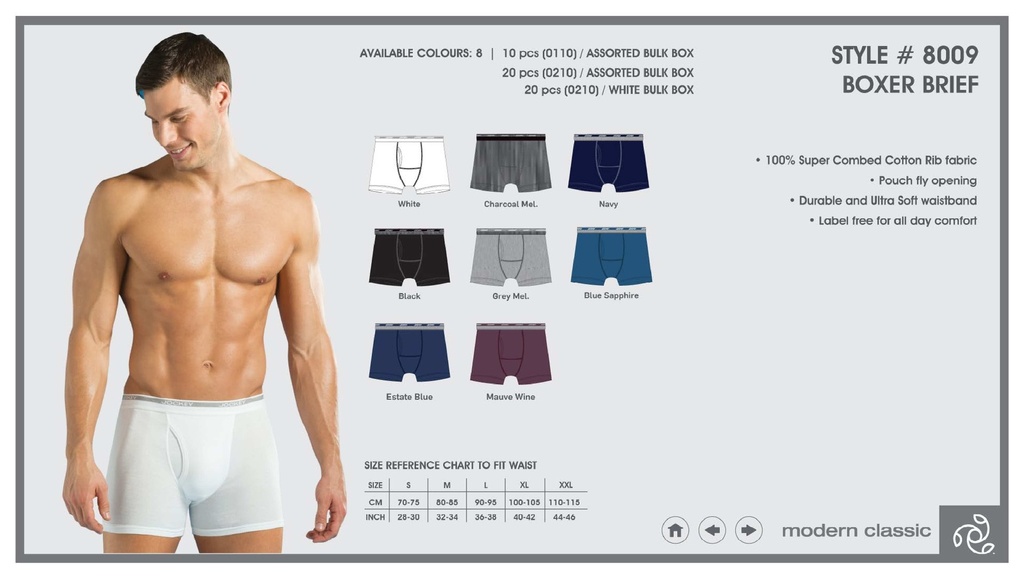 [Jockey-Long Trunk-8009-Size: S,Color: Assorted] Jockey-Long Trunk-8009 (S, Assorted)