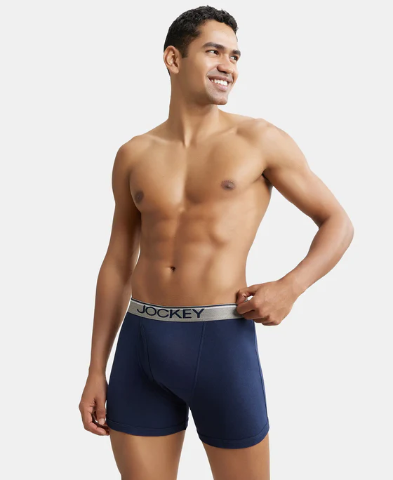 [Jockey-Long Trunk-8009-Size: S,Color: Assorted] Jockey-Long Trunk-8009 (S, Assorted)